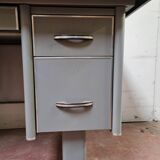 Metal industrial desk