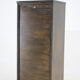 1960s beech tambour cabinet, czechoslovakia