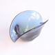 Seguso Dalla Venezia double base trinket bowl, Murano 1950s.