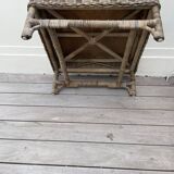 Wicker coffee table
