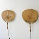 Pair of wall sconces "Uchiwa" by Ingo Maurer for M Design, 1960s