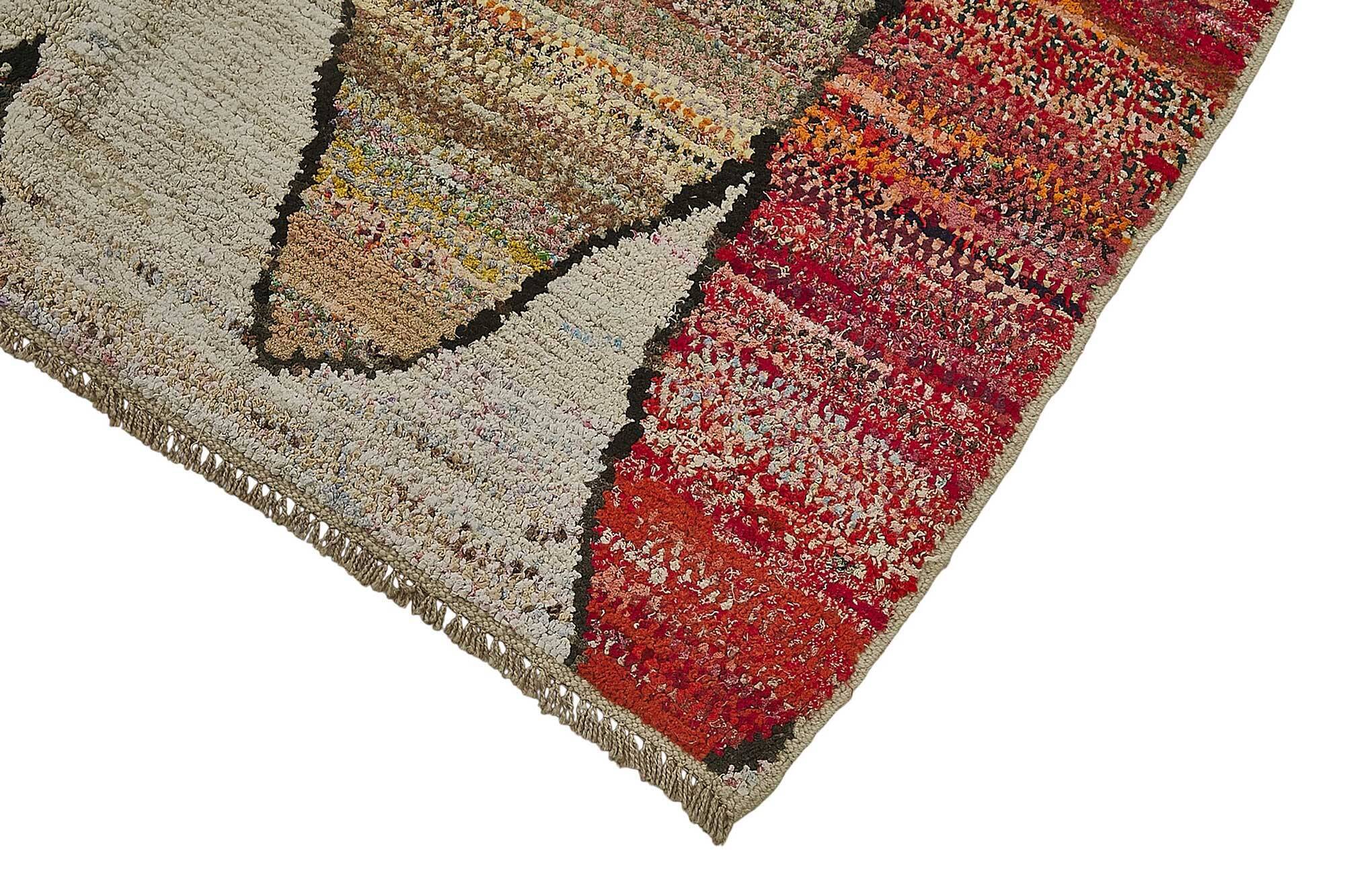 Handwoven Turkish Recycled Boho Rug 165 cm x 255 cm