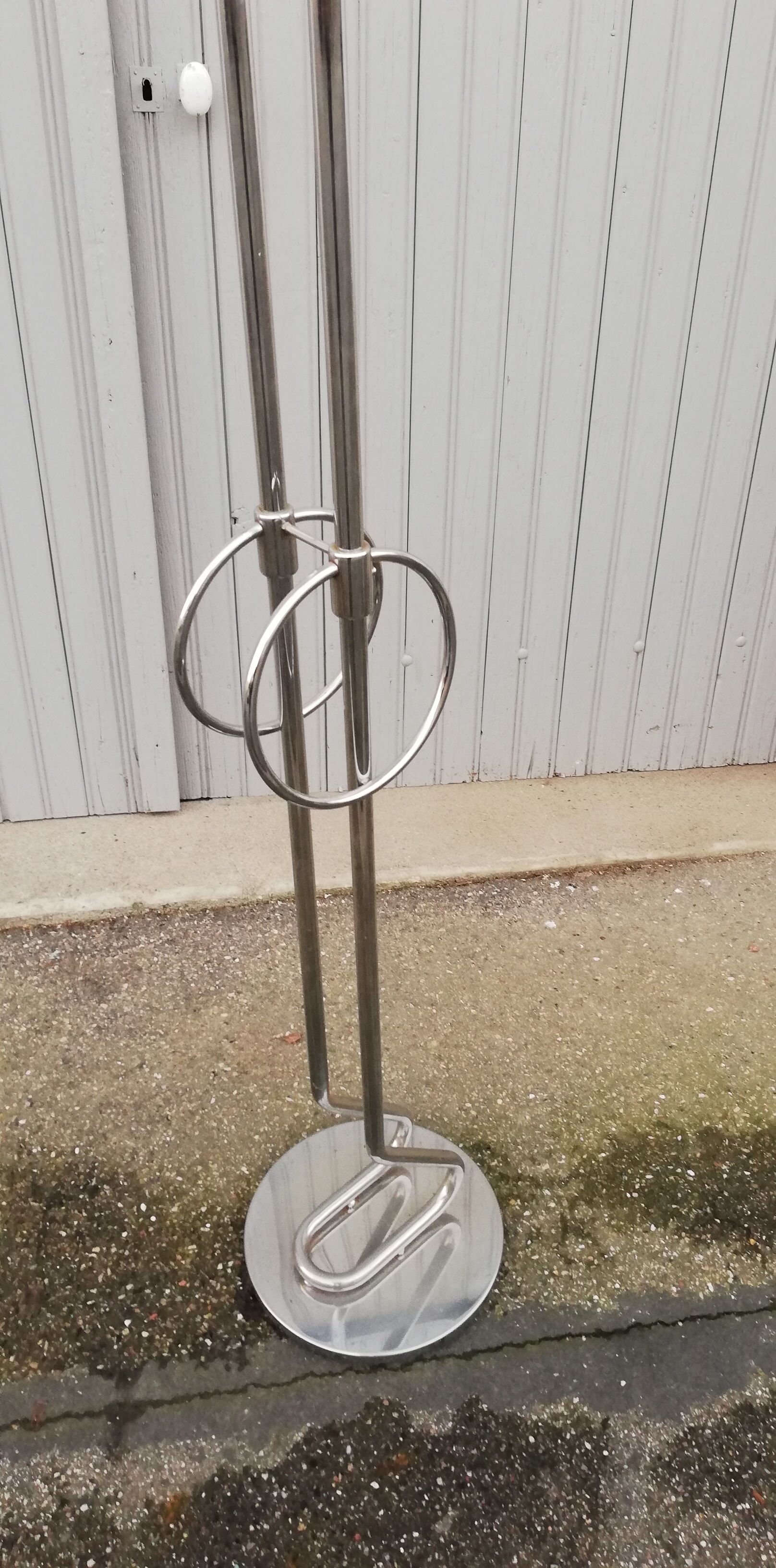 Vintage chrome coat rack