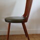 3 chaises baumann « dove » skaï amande