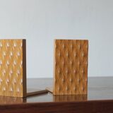 Mid-Century Wooden Bookends, 1960s, Set of 2