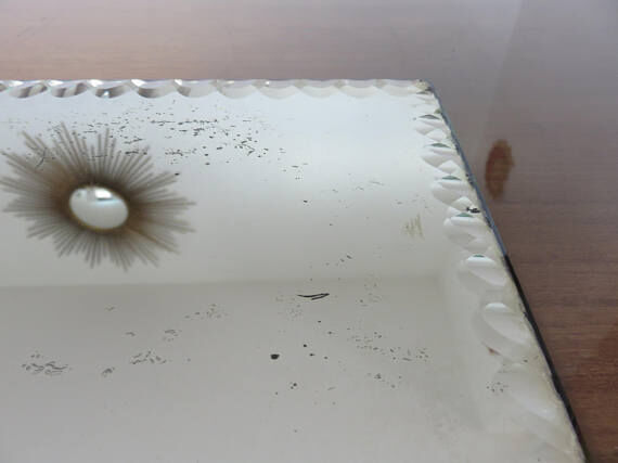 Mirror beveled 40/50 years - 45x30cm