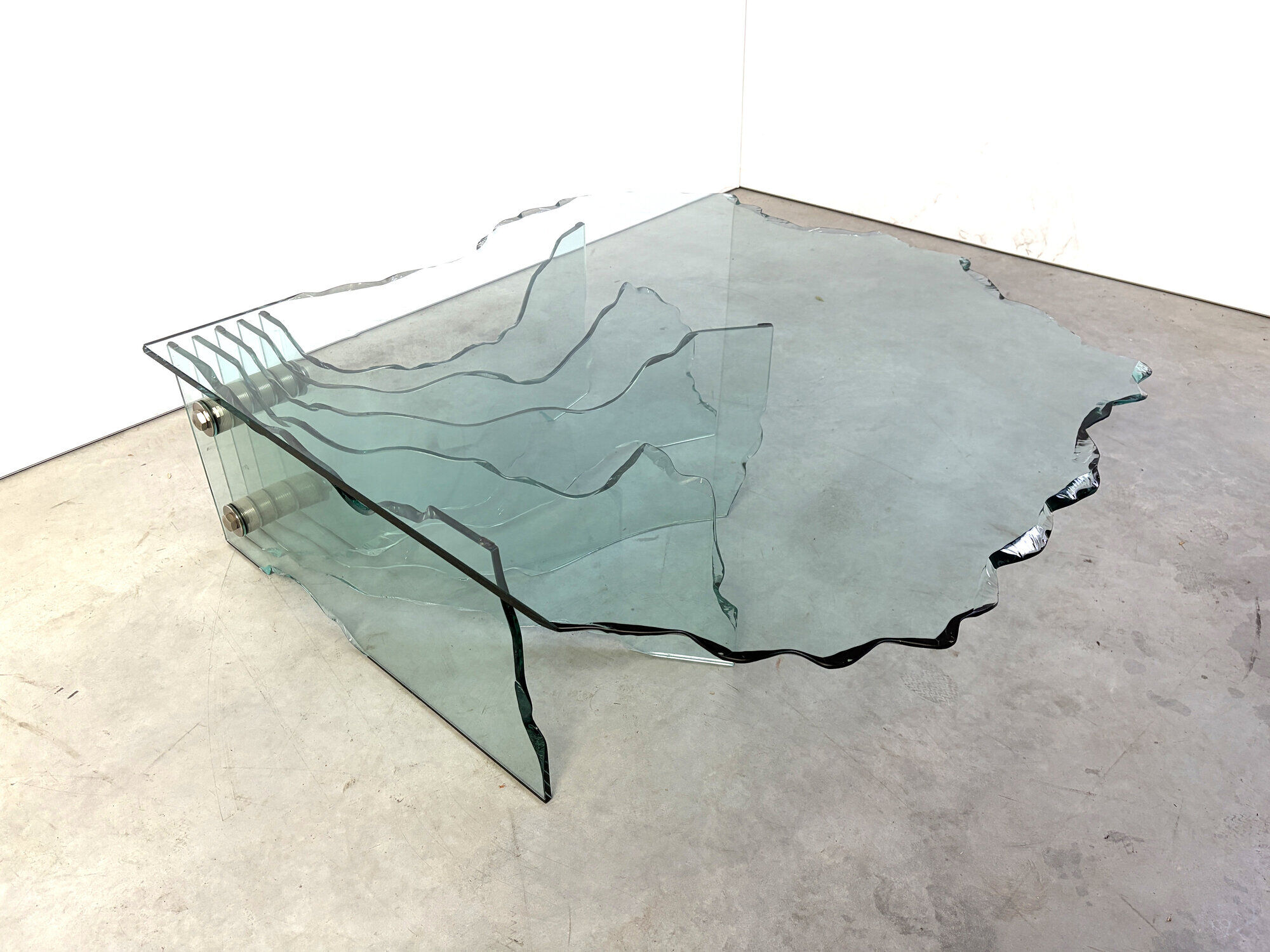 Shell coffee table by Danny Lane, 1980s