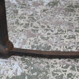 Table basse bois piétement métal noir