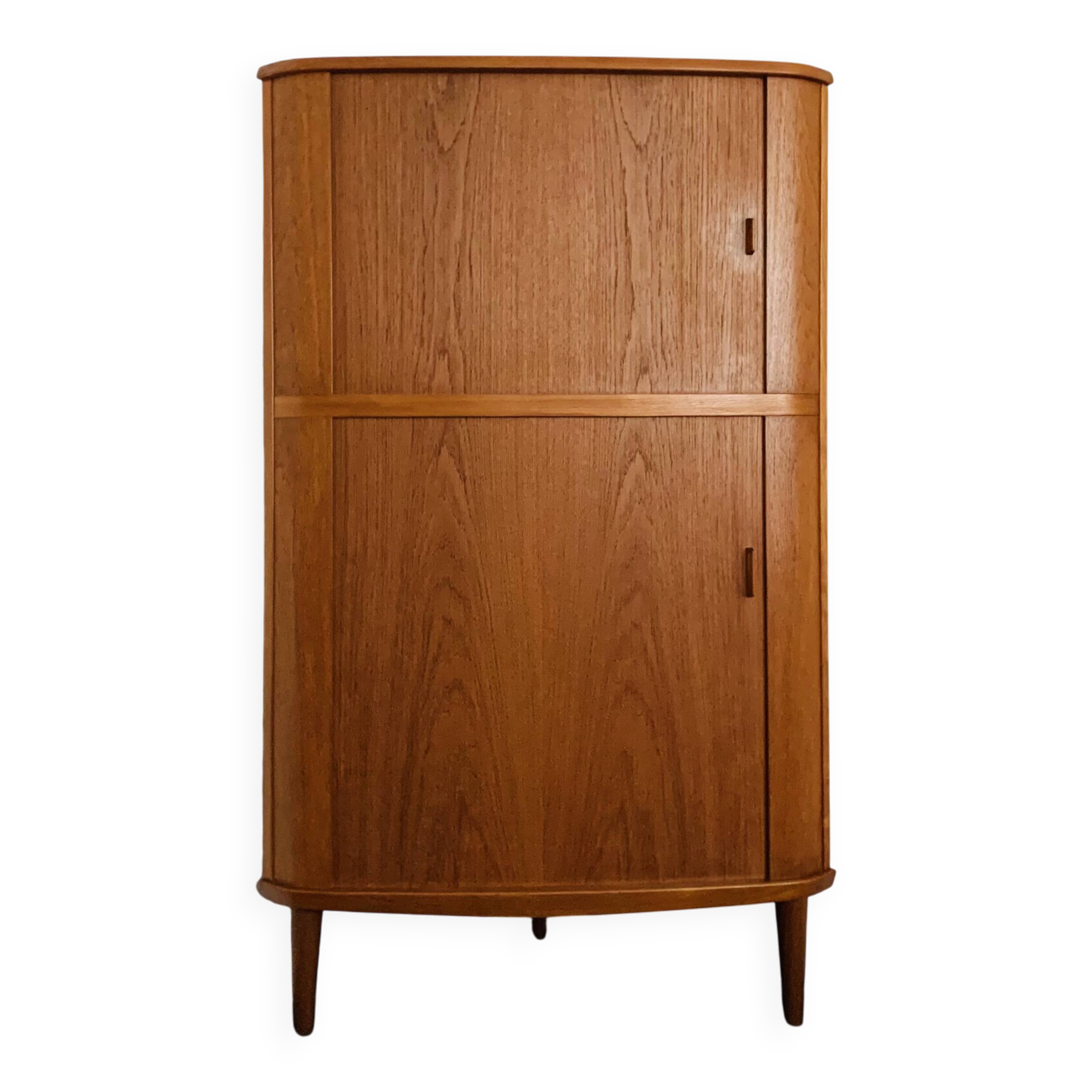 Teakwood Corner Cabinets by Arne Hovmand-Olsen for Skovmand and Andersen