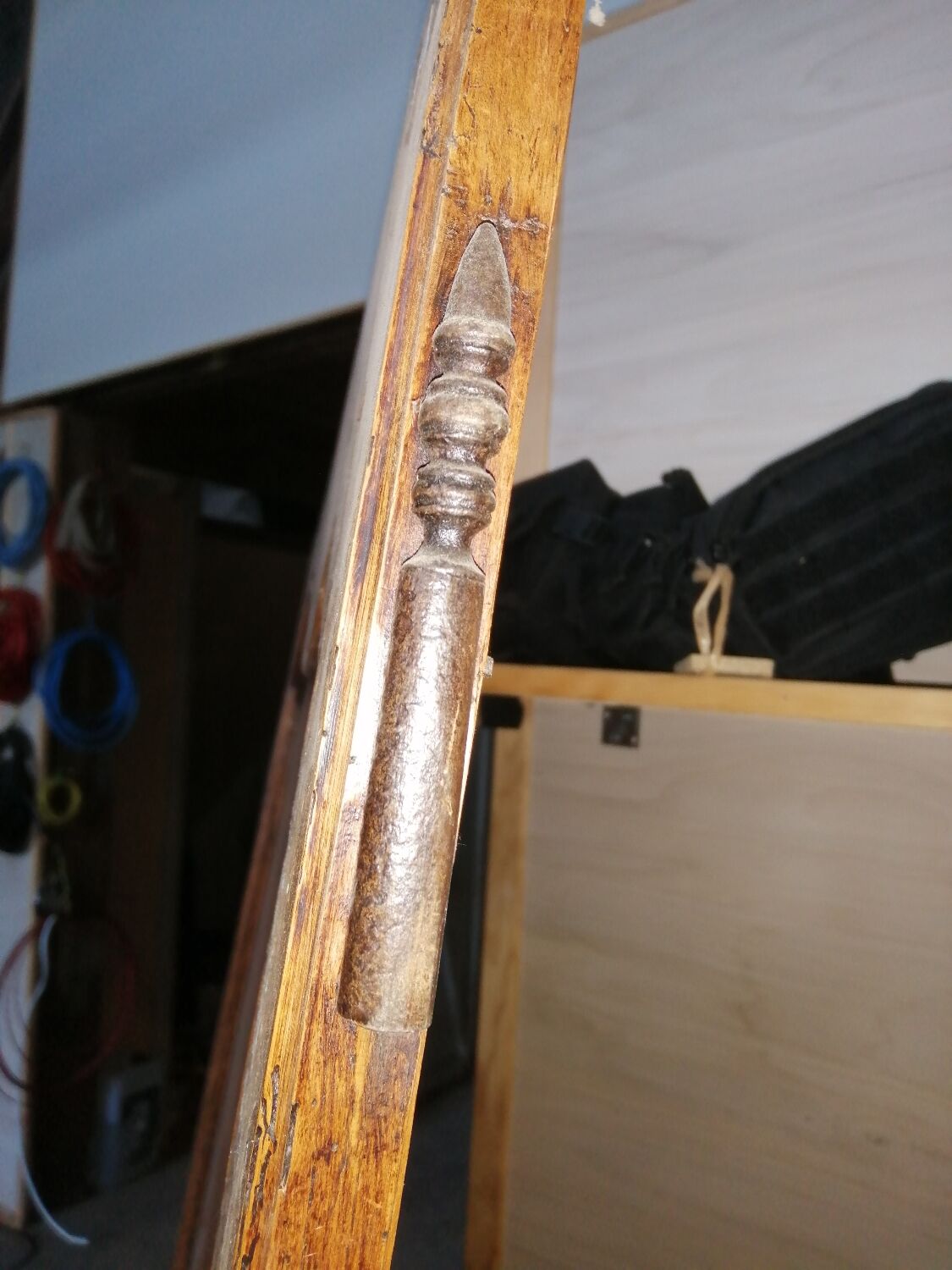 Antique solid wood door