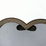 Antique brass fire screen 75x38cm fireplace protection screen