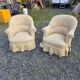 Pair of antique frog chairs