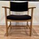 Set of 4 armchairs stamped Hans Wegner "Scandinavian design" 1960.