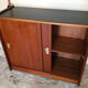 Meuble de rangement  vintage portes coulissantes