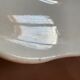 Dish Gien white and blue earthenware