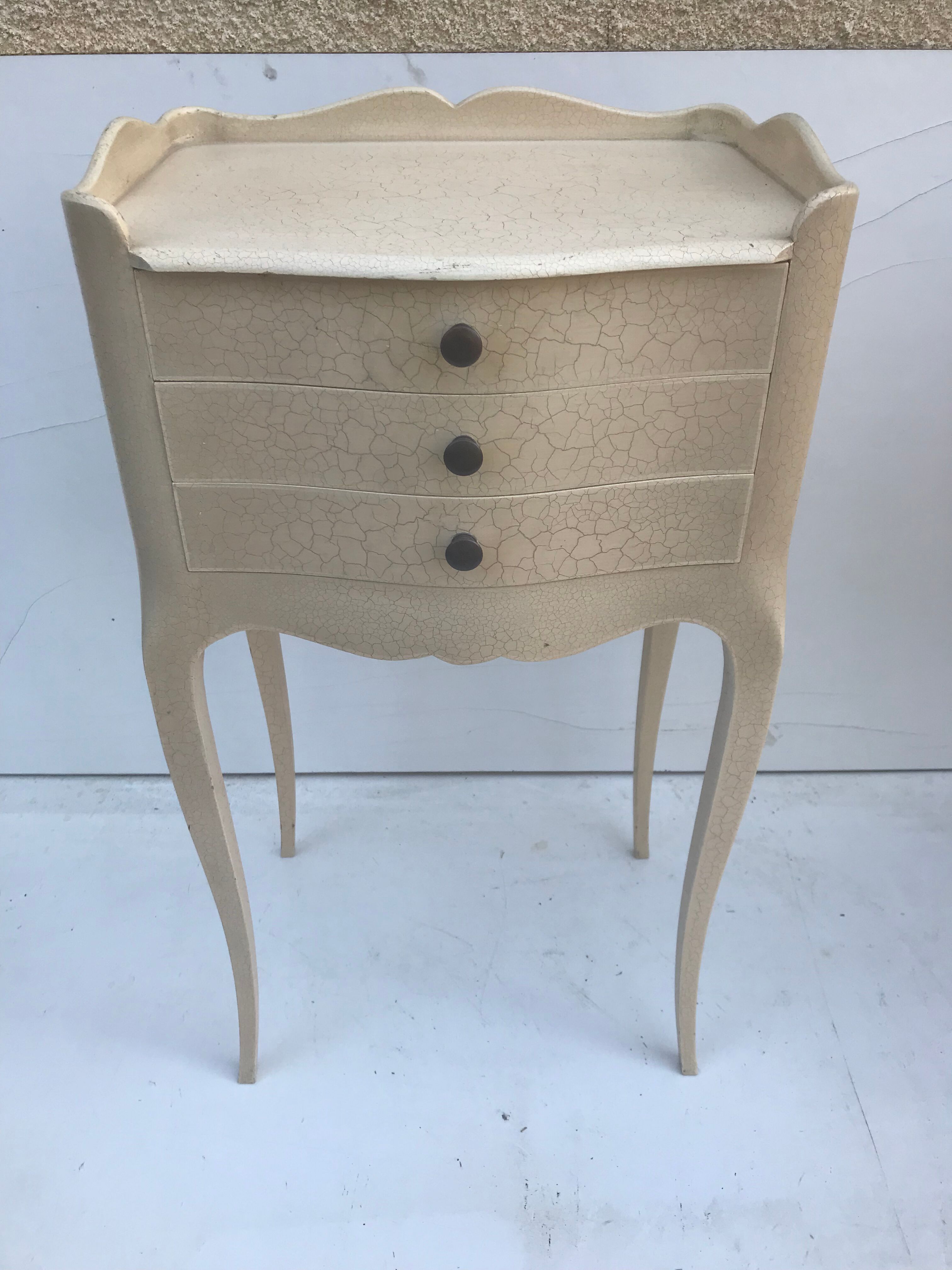 Pair of bedside tables in the Louis XV style