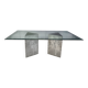 Vintage brutalist dining table, 1970s