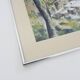 Original watercolor by Carani church in the mountains. Signed