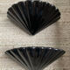 Pair of vintage shell wall lights in glazed porcelain