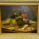 Tableau Nature Morte au poisson crevette  Le Roux