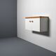 Wall Mounted 'Les Arcs’ Cabinet / Sideboard, France, 1970s