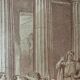 Charles Nicolas Cochin, Lycurgus wounded in a sedition, engraving, eighteenth century