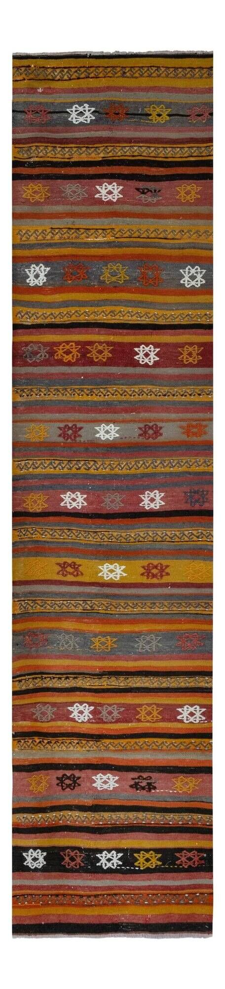 Vintage Turkish hallway rug 70x275 cm