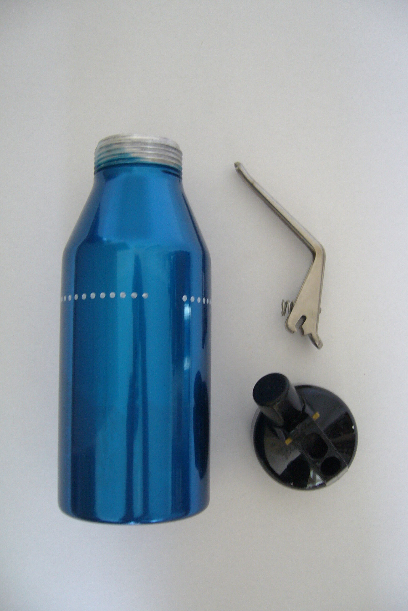 Vintage blue siphon 1960