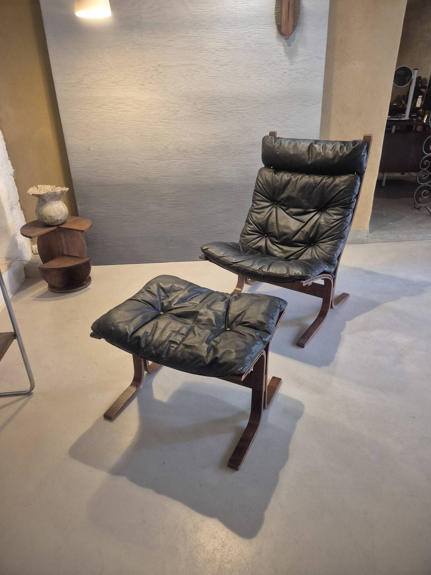 Siesta armchair + ottoman, Ingmar Relling for Westnofa