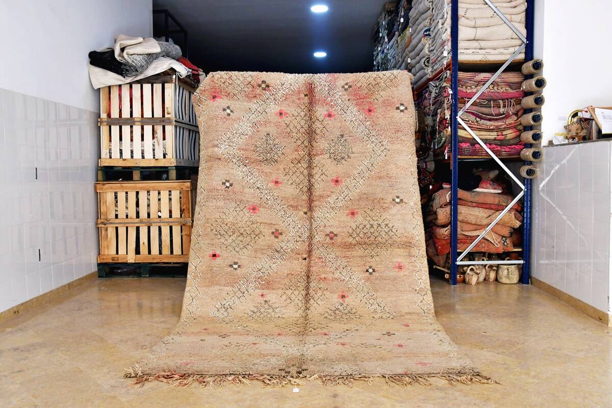 Tapis Marocain Berbère vintage Zemmour