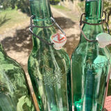 Lot of 3 old beer bottles from Marseille