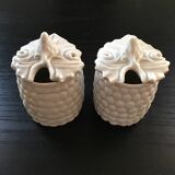 Pair of slip pots