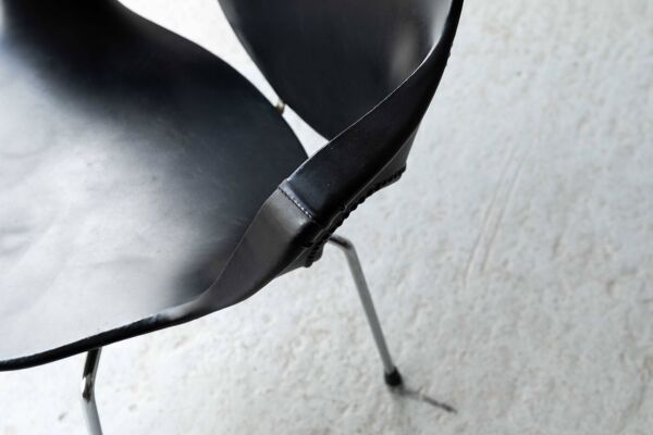 Set of 2 dining chairs by Straatman,  Loral & Cie, Belgium, 1960's