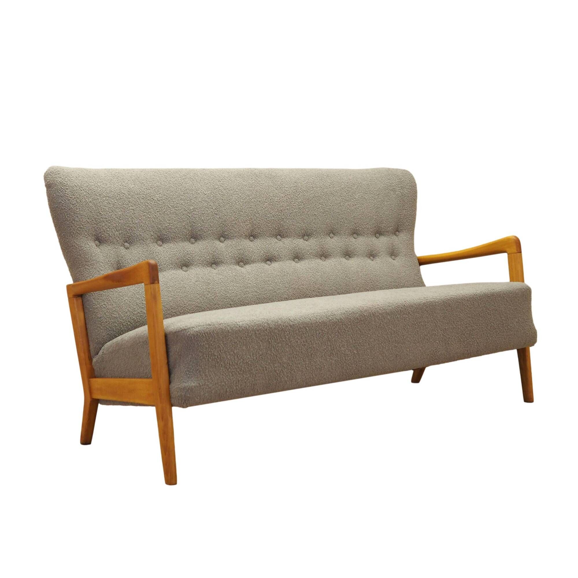 Beech sofa, Danish design, 1960s, designer: Soren Hansen, manufacturer: Fri