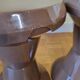 Pair of diabolo stools Giganplast, Italy, Space age