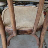 Lot of three old bistro chairs