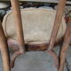 Lot of three old bistro chairs