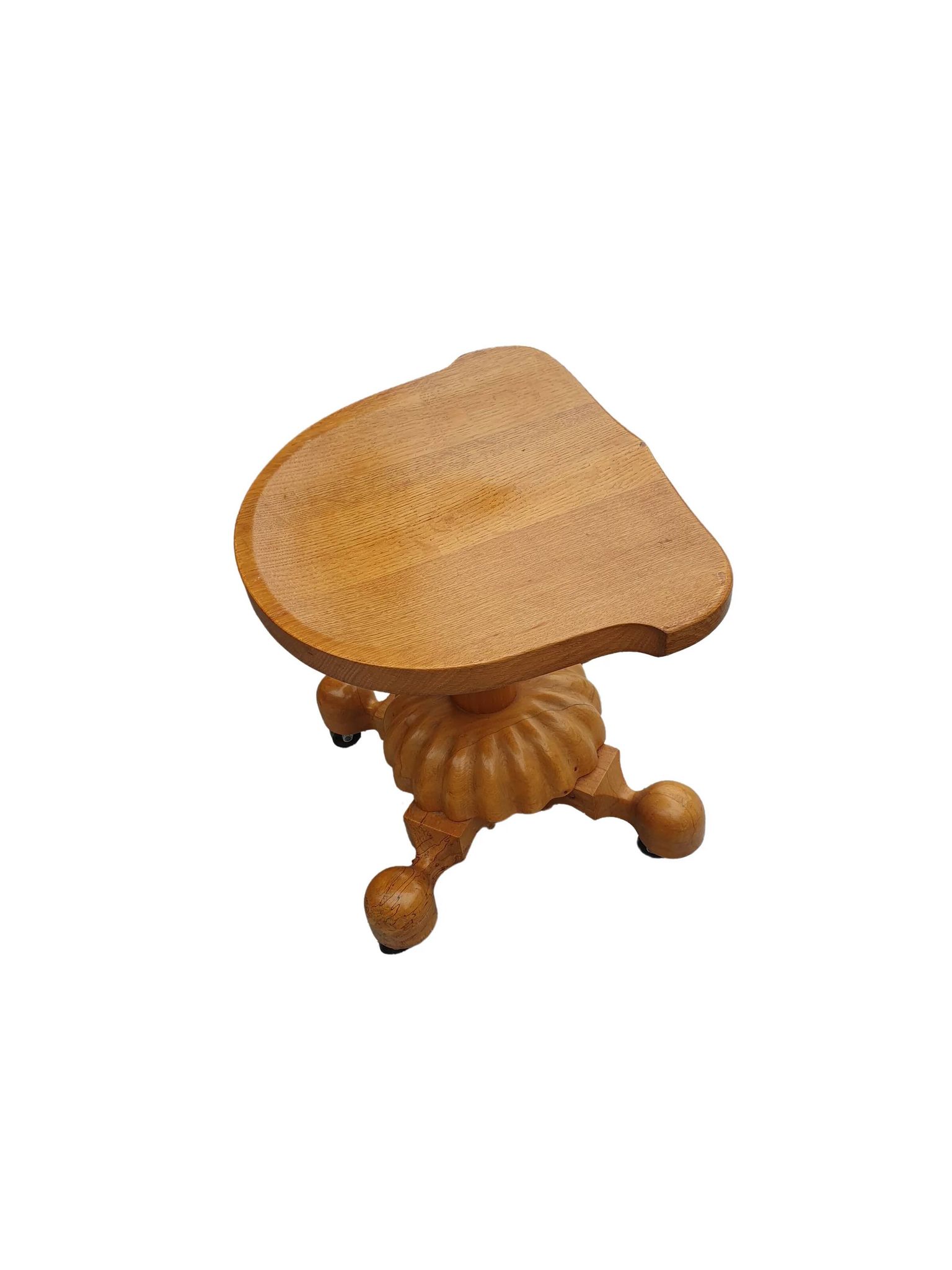 Tabouret rare sur roulettes
