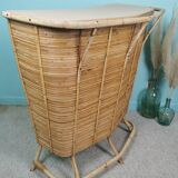 Rattan bar and stools