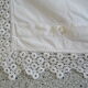 Taie d'oreiller enfant dentelle 1900