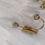 Pair of vintage brass wall light