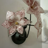 Murano floral wall lights from the 1970s