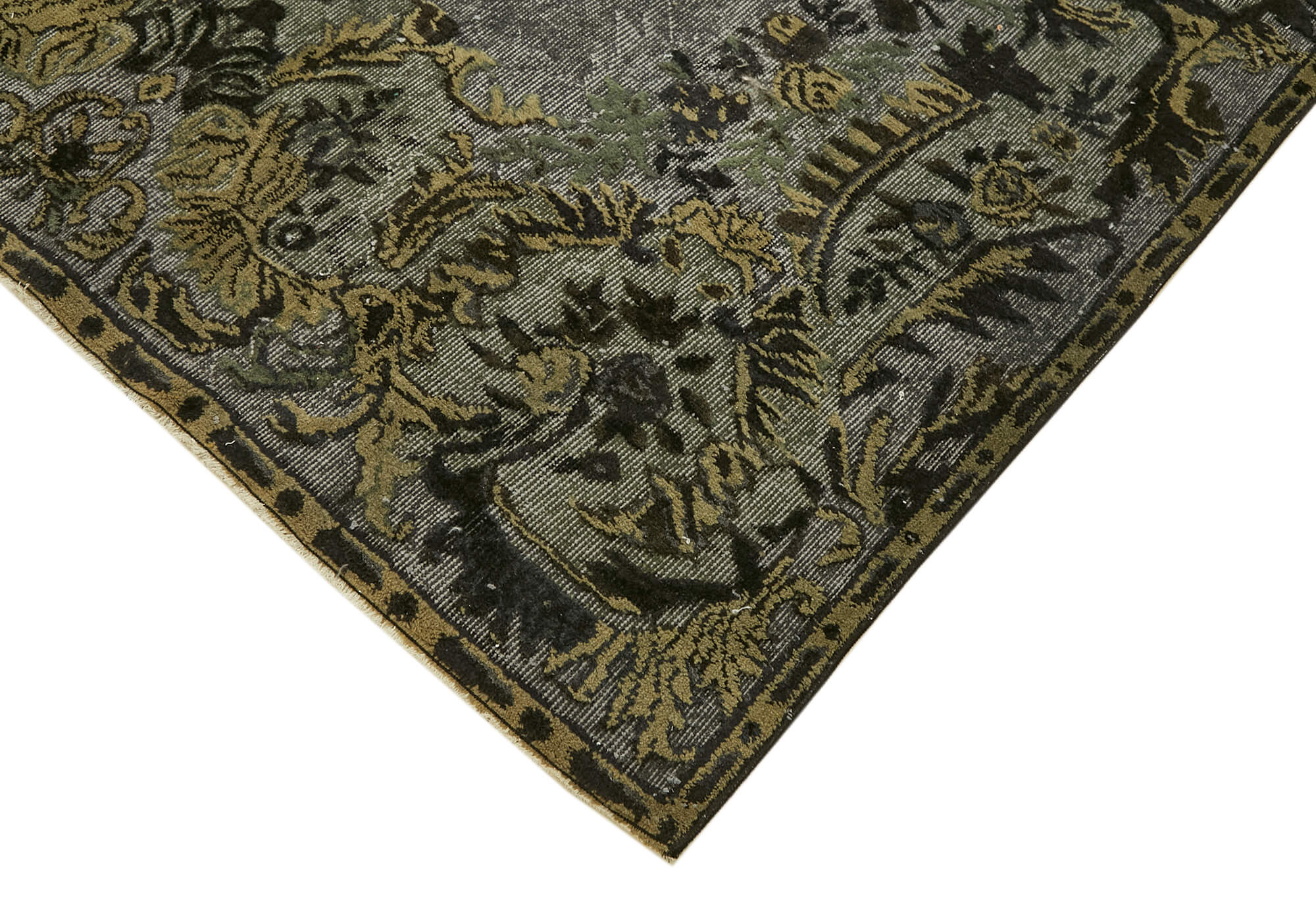 Handmade contemporary oriental grey carpet, 1970s 176 cm x 295 cm