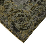 Handmade contemporary oriental grey carpet, 1970s 176 cm x 295 cm