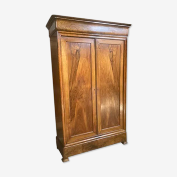 Wardrobe late 19th in walnut