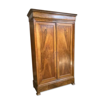 Wardrobe late 19th in walnut
