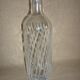Chiseled glass bottle