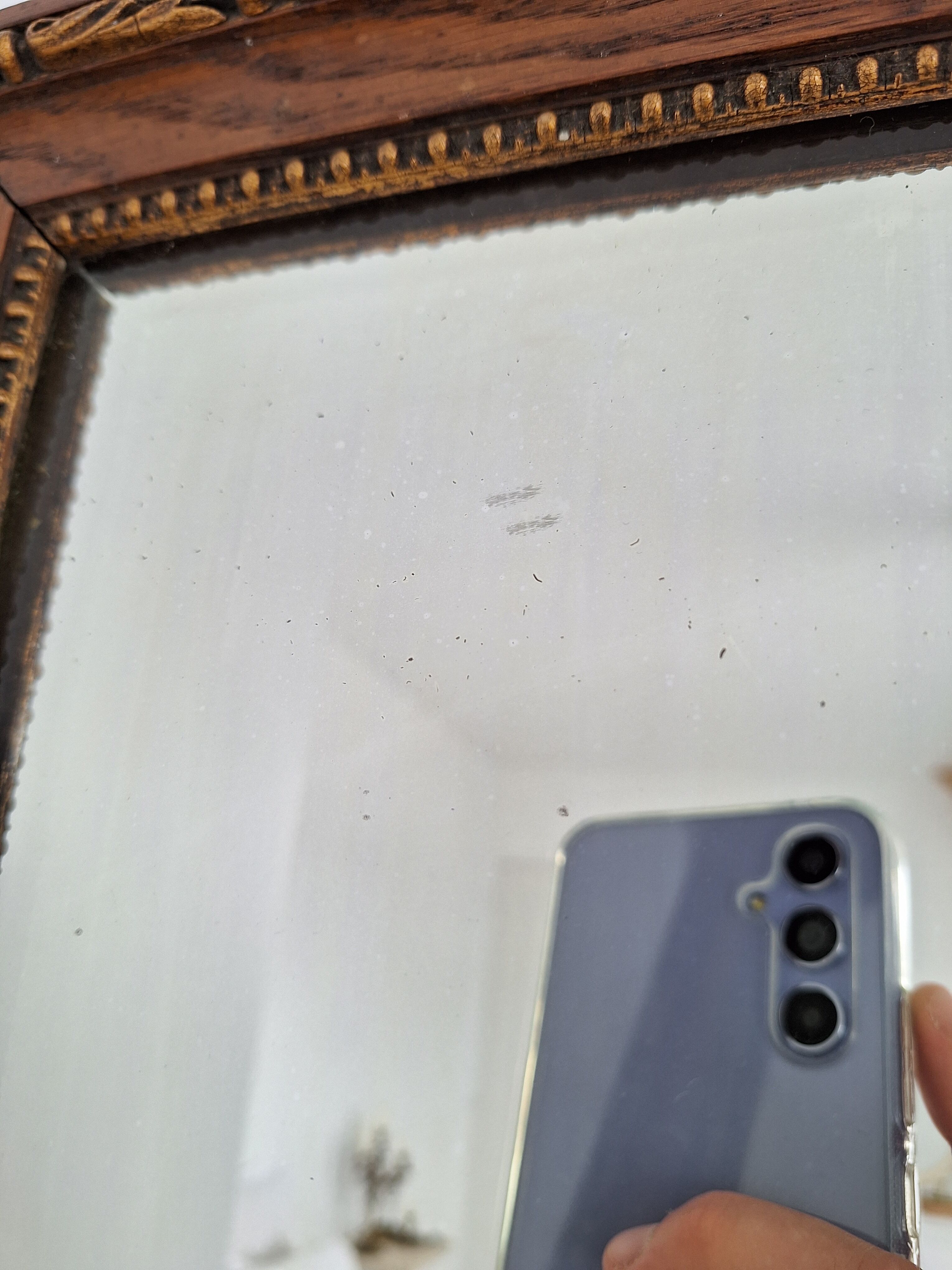 Wooden mirror 68x47cm