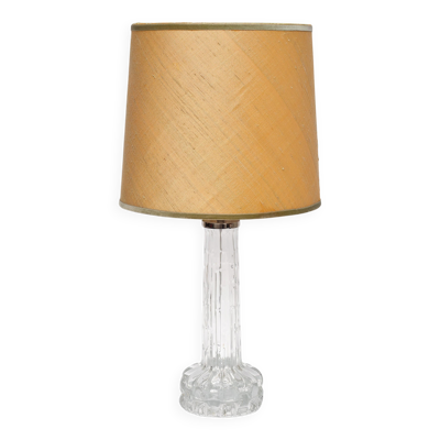 Carl Fagerlund pour Orrefors, modèle de lampe de table en verre « RD », Suède 1960
