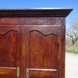 Antique Louis Philippe wardrobe in walnut